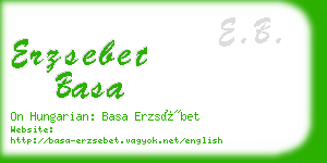 erzsebet basa business card